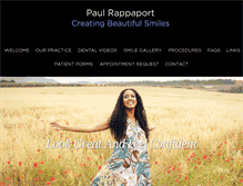 Tablet Screenshot of drpaulrappaport.com